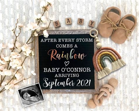 22 Rainbow Baby Announcement Ideas - Just Simply Mom