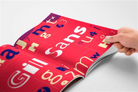 Gill Sans Type Specimen :: Behance