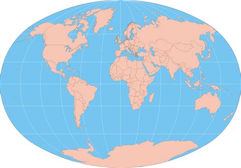 Free printable world maps