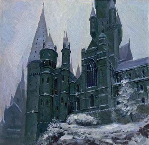 Hogwarts | Winter scene paintings, Hogwarts castle, Hogwarts painting