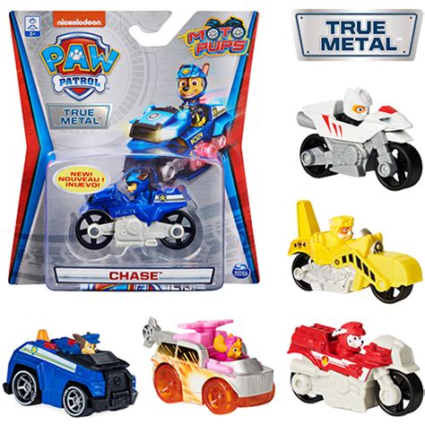 PAW Patrol True Metal Movie Gift Pack Of Collectible Die-Cast Toy Cars, 1:55 Scale, Kids Toys ...