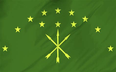 Adygea Flag Digital Art by Hasan Ahmed - Fine Art America