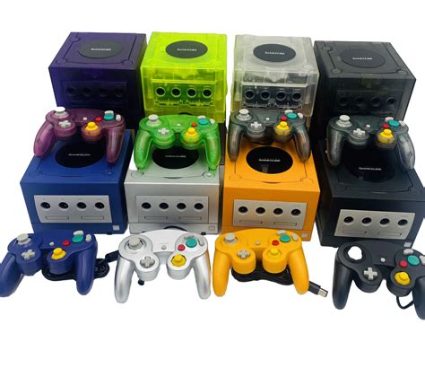 Nintendo GameCube Console NGC Console Various Colors + Controller + Wires Bundle – Conselho ...