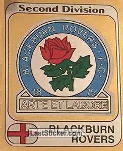 BLACKBURN ROVERS 1981-82 Panini UK Football 1981-1982 - Collection ...