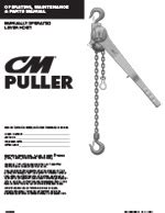 3/4 Ton CM Series 640 Puller Lever Chain Hoist