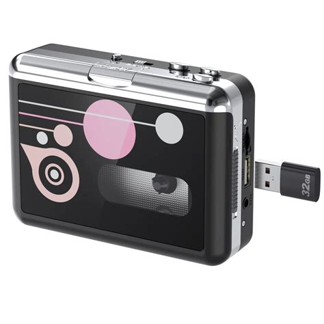 Buy Rybozen Cassette Player, Portable USB Cassette to MP3 Converter ...