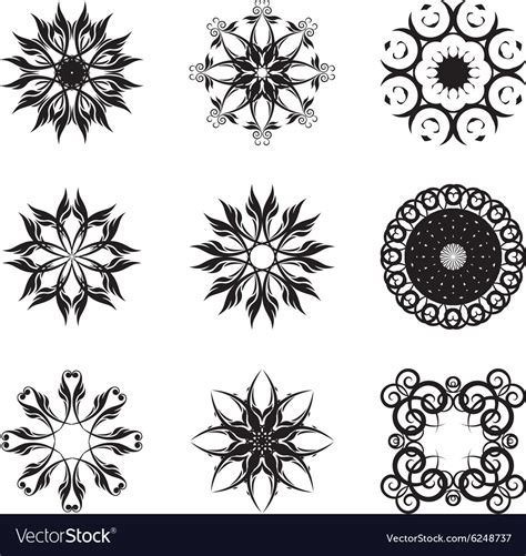 Abstract symbols Royalty Free Vector Image - VectorStock