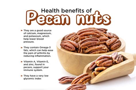 Health benefits of pecan nuts