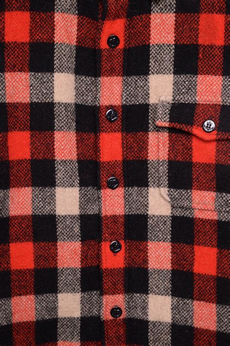 Heavyweight Wool Flannel Shirt Free Shipping - The Vintage Twin