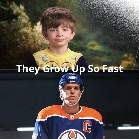 Then And Now: Connor McDavid : r/hockeymemes