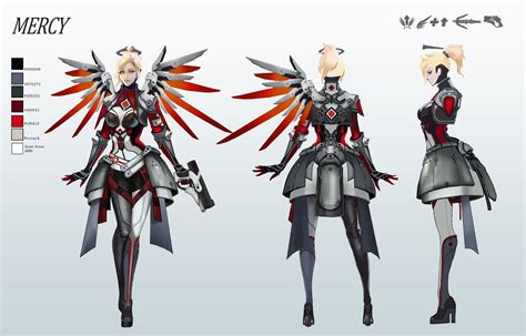 New skin for ow mercy, ye amber on ArtStation at https://www.artstation ...