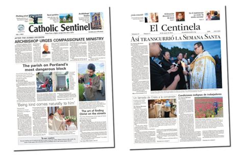 Oregon's Catholic Sentinel and El Centinela newspapers to shut down Oct. 1 | National Catholic ...