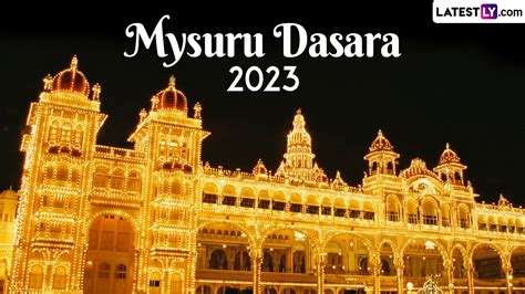 Mysuru Dasara 2023 Images & Mysore Palace Lighting HD Wallpapers for ...