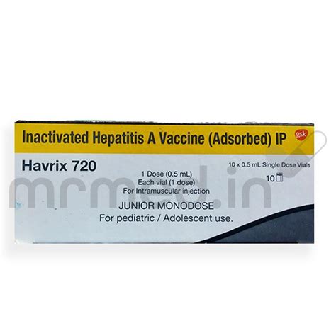 Buy Havrix 720 Injection Online: Uses, Price, Dosage, Instructions ...