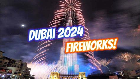 Amazing dubai new year fireworks 2024 - Burj Khalifa and Burj Al Arab - YouTube