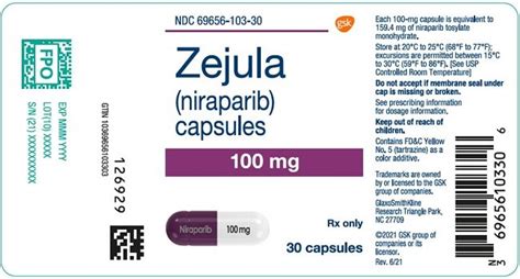 Zejula - FDA prescribing information, side effects and uses