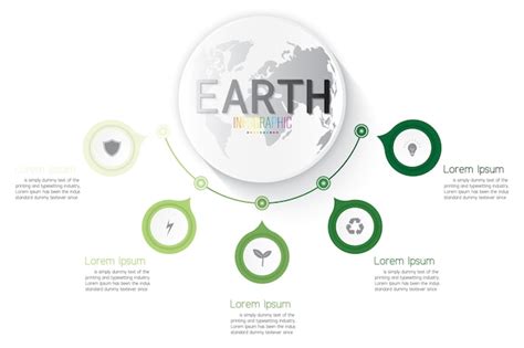 Premium Vector | Infographic of earth