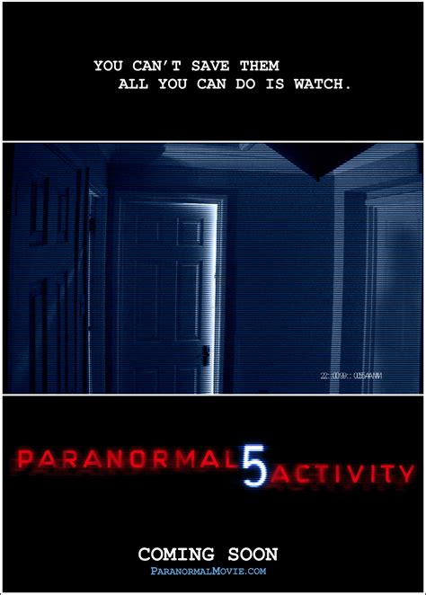 'Paranormal Activity 5' movie poster by LOL2679 on DeviantArt