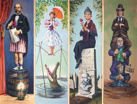 Haunted Mansion Stretching Portraits Disneyland Art Version | Etsy