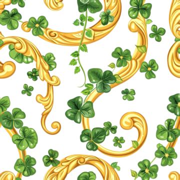 Three Leaf Clover Pattern PNG, Vector, PSD, and Clipart With ...