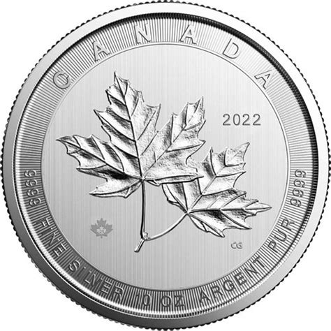 2022 10 oz Silver Canadian Magnificent Maple Leaf Coins - Silver.com™