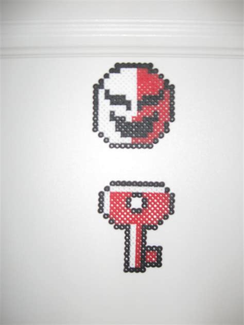 Perler Phanto Mask Key SMB Mario 2 by rushtalion on DeviantArt