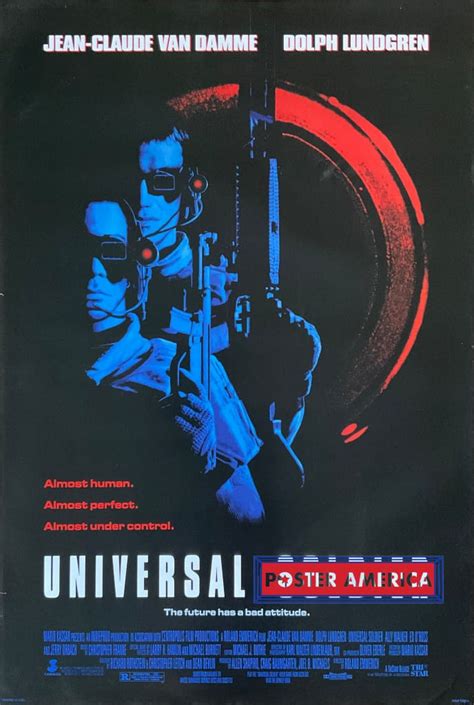 Universal Soldier Original Vintage 1992 One-Sheet Movie Poster 26.75 x – PosterAmerica