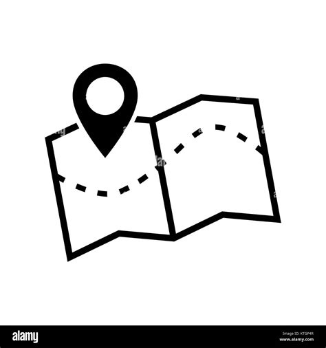 Map icon. Vector image of a location map icon Stock Vector Image & Art ...