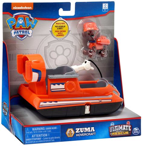 Paw Patrol Ultimate Rescue Zuma Hovercraft Vehicle & Figure [2020 ...