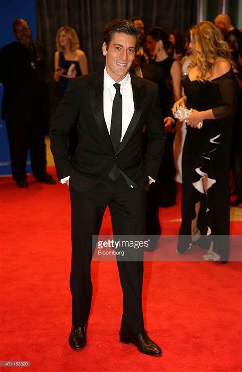 Journalist David Muir arrives for the White House Correspondents'... in ...