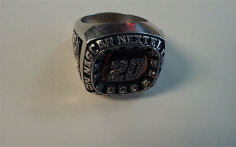 D-87, 2005 Nascar Nextel Cup Champion Ring Tony Stewart Joe Gibbs 10kt Gold - Race Used 360