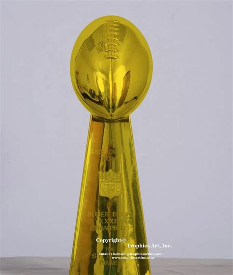 Aliexpress.com : Buy Super Bowl 50th Golden Vince Lombardi Trophy ...