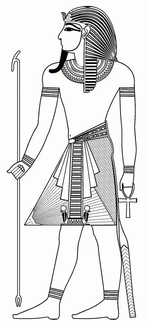 Egyptian Coloring Pages To Print Ancient Egypt Free Colouring Map ...