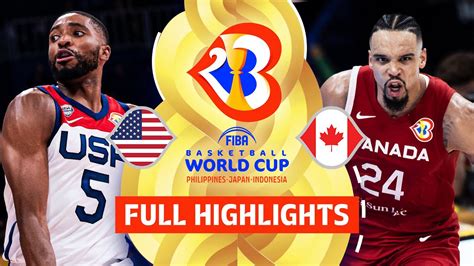 USA 🇺🇸 vs Canada 🇨🇦 | Full Game Highlights | FIBA Basketball World Cup 2023