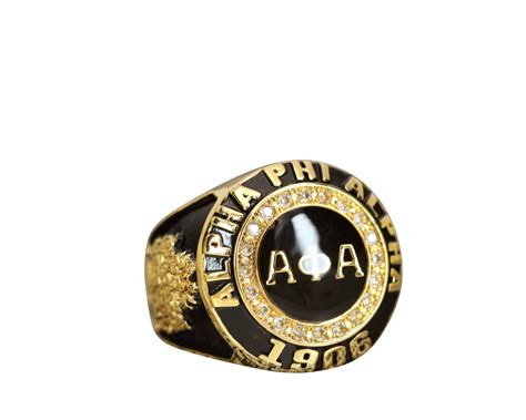 Alpha Phi Alpha Fraternity Ring (ΑΦΑ) - Classic Man Series, Yellow Gol ...