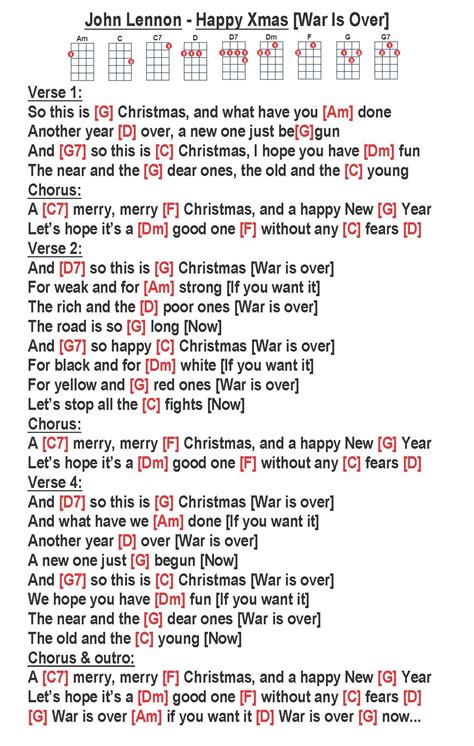 Happy Christmas Lyrics John Lennon - Goimages I