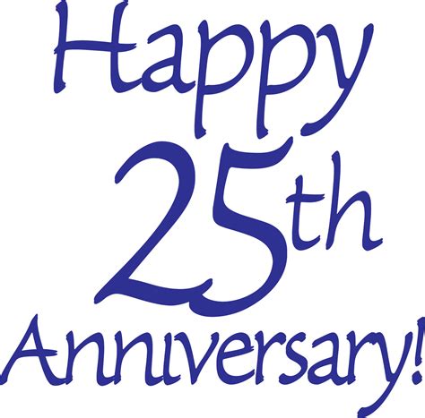 Free 25th Anniversary Cliparts, Download Free 25th Anniversary Cliparts ...