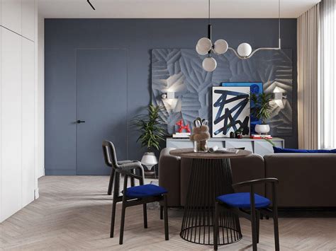 blue dining chairs | Interior Design Ideas