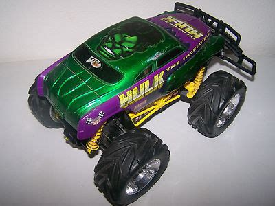 RARE Tyco RC The INCREDIBLE HULK Monster Truck NO REMOTE Marvel HTF COLLECT L@@K | #348678405