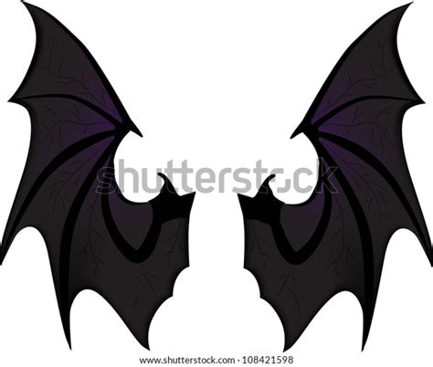 Bat Wings Stock Vector (Royalty Free) 108421598 | Shutterstock