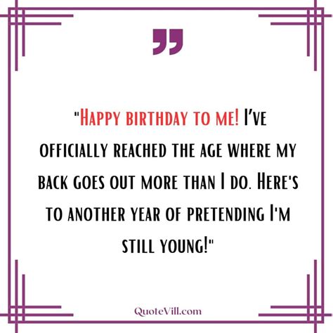 70 Unique Birthday Quotes for Myself