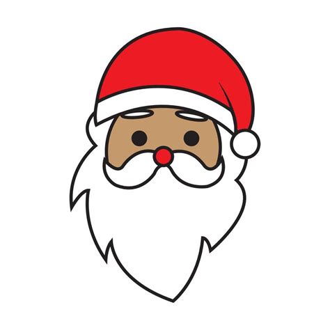 santa claus icon logo vector design template 14993243 Vector Art at Vecteezy