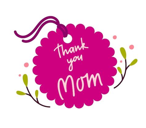 Premium Vector | Mothers day holiday banner sticker with lettering ...