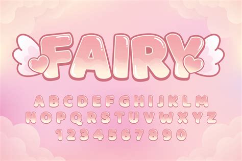 decorative fairy Font and Alphabet vector 16826674 Vector Art at Vecteezy