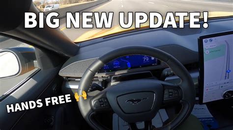 Blue Cruise HANDS FREE LANE CHANGING! Blue Cruise 1.2 Update - YouTube