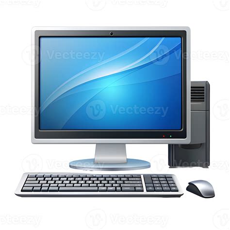 Sleek Desktop Computer Icon on a Transparent Background 44812078 PNG