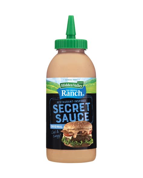 Our Hidden Valley® Original Secret Sauce is the secret to any delicious ...