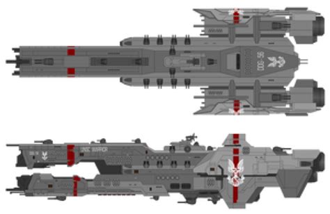 Halo Warrior-class destroyer | Space battleship, Halo ships, Concept ships