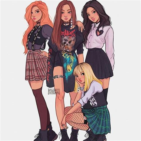 Pin by TBNRLavaGirl . on BlackPink | Bff drawings, Cute art, Girls ...