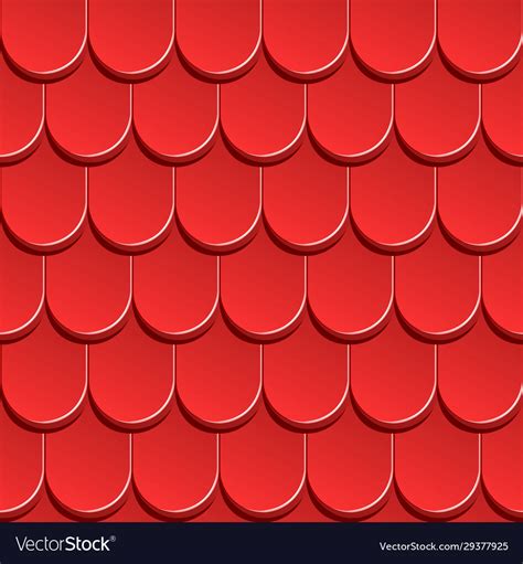 Texture red shingles red roof Royalty Free Vector Image